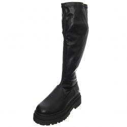 Windsor Smith-Womens Pretend Black Boots-WSSPRETEND-BLK