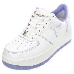 Windsor Smith-Womens Rebound White Lilac Shoes-WSPREBOUND-WHTLIL