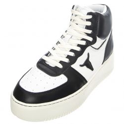 Windsor Smith-Womens Thrive Black / White Shoes-WSPTHRIVE-WHTBLK