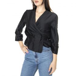 ALESSIA SANTI-W' Kimono Nero Diamante 311SD35063WS Black Jacket