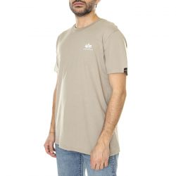 Alpha Industries-M' Basic T Small Logo Vintage Sand T-Shirt