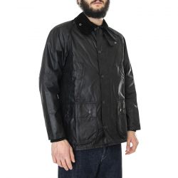 Barbour-Bedale Jacket Black - Giacca Invernale Uomo Nera-MWX0018BK