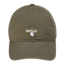 Barbour-Cascade Sports Cap Olive - Cappellino con Visiera Verde-MHA0274OL51