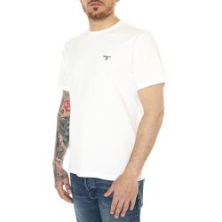 Barbour-Essential Sports Tee Whisper White