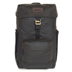Barbour-Essential Wax Backpack Olive