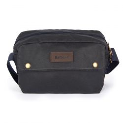 Barbour-Essential Wax Crossbody Navy Hip Bag