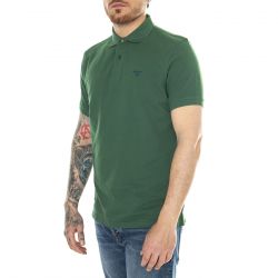 Barbour-Lightweight Sports Polo Racing Green