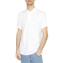 Barbour-Lightweight Sposrt Polo Shirt White - Polo Uomo Bianca