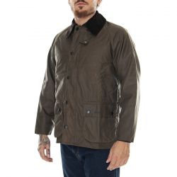 Barbour-M' Bedale Wax Jacket Bark - Giacca Invernale Uomo Marrone