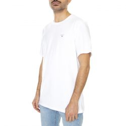Barbour-M' Tartan Sports Tee White-MTS0670-WH11-SS23