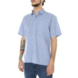 Barbour-Nelson - Camicia Maniche Corte Uomo Blu-MSH5093-BL33-SS22