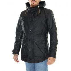 Barbour-M's Game Parka Wax Black / Classic Jacket - Giacca Invernale Uomo Nera
