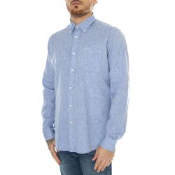 Barbour-Nelson Tailored Shirt Blue - Camicia Uomo Blu