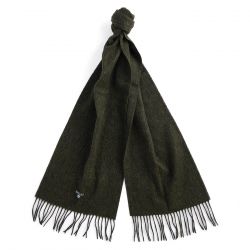 Barbour-Plain Lambswool Scarf Green-USC0008-GN31