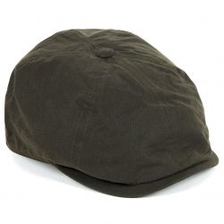 Barbour-Portland Bakerboy Olive Hat