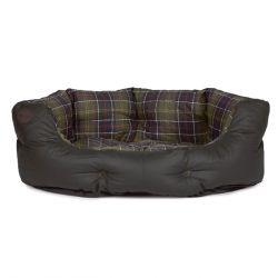 Barbour-Wax Cotton Dog Bed 35IN Classic / Olive