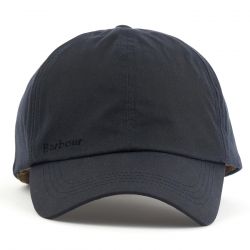 Barbour-Wax Sports Cap Navy - Cappellino con Visiera Blu