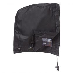 Barbour-Waxed Cotton Hood Black