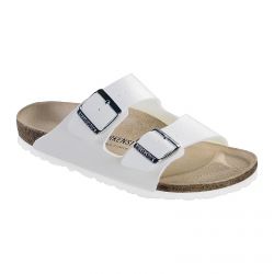 Birkenstock-Unisex Arizona Birko Flor White Sandals -051733