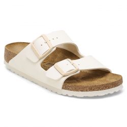 Birkenstock-Arizona Bs Eggshell Narrow Fit - Sandali Donna Bianchi - Calzata Stretta-1027339