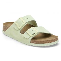Birkenstock-Arizona Bs Faded Lime Sandals-1026831