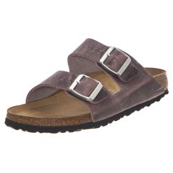 Birkenstock-Arizona lavender, Oiled Leather - Sandali Donna Viola