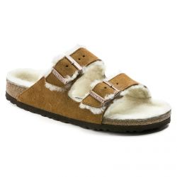 Birkenstock-Womens Arizona Mink Green Sandals - Narrow Fit-1001135