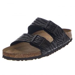 Birkenstock-Arizona zebra black, Synthetics - Sandali Donna Neri