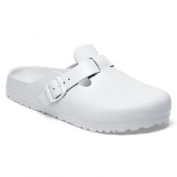 Birkenstock-Boston Eva White Regular Fit Sandals - Sandali Uomo Bianchi-1002315