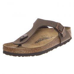 Birkenstock-Gizeh Birko-Flor Sandals - Mocca - Sandali Donna Marroni - Calzata Normale-043751