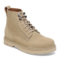 Birkenstock-Highwood Lace Mid Men taupe, Suede Leather - Stivaletti Profilo alla Caviglia Uomo Beige