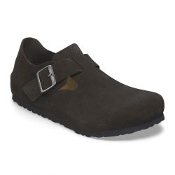 Birkenstock-London black, Suede Leather