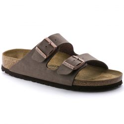 Birkenstock-M' Arizona Mocca Birkibuc Sandals-151181