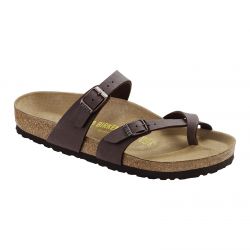 Birkenstock-Unisex Mayary Birko Flor Mocha Brown Sandals - Regular Fit-071061