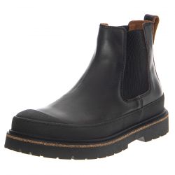 Birkenstock-Prescott Slip On Women black, Pull Up Leather - Stivaletti alla Caviglia Donna Marroni
