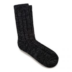 Birkenstock-Twist Socks - Melange Black - Calzini Neri -1002443