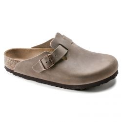 Birkenstock-Boston Tabacco - Sandali Uomo / Donna Marroni - Calzata Stretta-960813
