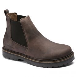 Birkenstock-Womens Stalon Mocha Brown Ankle Boots - Narrow Fit-1017322