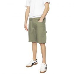 Brixton-Builders Carpenter Short Green - Bermuda Uomo Verdi