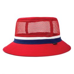 Brixton-Hardy Bucket Hat Red-WHTRN-HARDY