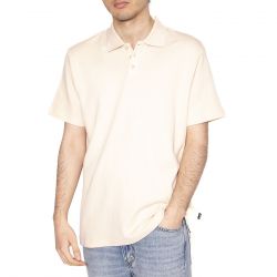 Brixton-Waffle S/S Polo Knit - Polo Uomo Beige