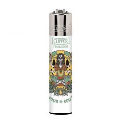 C1rca-Clipper Circa - Let Yourself Rest - Accendino Ricaricabile Bianco / Multicolore 