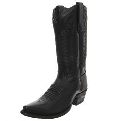 CABORCA-Raya Ternera Austin Negro Boots