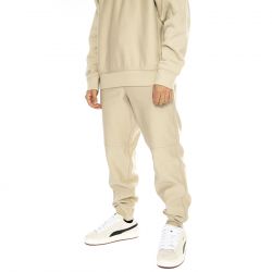 CARHARTT WIP-American Script Jogging Pant Fleur De Sel - Pantaloni Uomo Beige