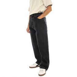 CARHARTT WIP-Brandon Pant Black stone washed 