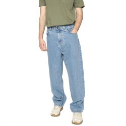 CARHARTT WIP-Brandon Pant Blue - Pantaloni Denim Jeans Uomo Blu