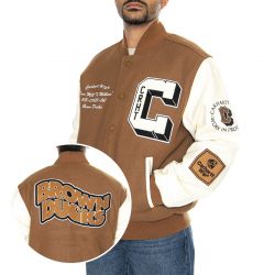 CARHARTT WIP-Brown Ducks Bomber Hamilton Brown / Wax