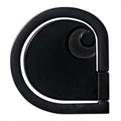 CARHARTT WIP-C Logo Phone Ring Black - Portacellulare con Anello Nero