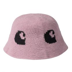CARHARTT WIP-Cane Hat Hortensia / Black - Cappellino in Maglia Rosa