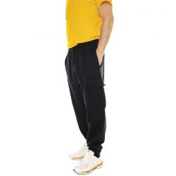 CARHARTT WIP-Cargo Sweat Pant Black - Pantaloni Uomo Neri